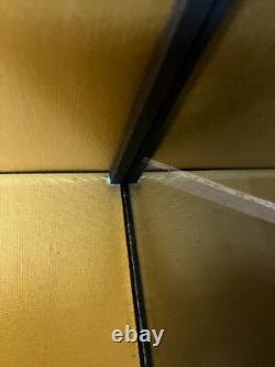 Vintage Japanese Display Glass Case Wood Frame Doll Geisha H20.8 W15in