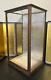 Vintage Japanese Display Glass Case Wood Frame Doll Geisha H21.2 W12.5in
