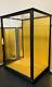 Vintage Japanese Display Glass Case Wood Frame Doll Geisha H21.2 W14.9in