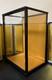 Vintage Japanese Display Glass Case Wood Frame Doll Geisha H21.2 W15.1in
