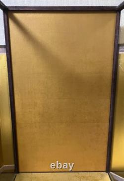 Vintage Japanese Display Glass Case Wood Frame Doll Geisha H21.4 W12.9in