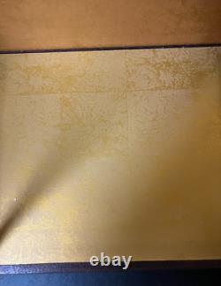 Vintage Japanese Display Glass Case Wood Frame Doll Geisha H21.4 W12.9in