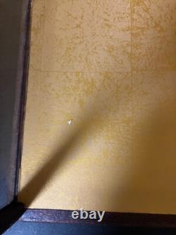 Vintage Japanese Display Glass Case Wood Frame Doll Geisha H21.4 W12.9in