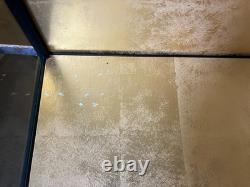 Vintage Japanese Display Glass Case Wood Frame Doll Geisha H21.8 W15.3in