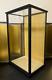 Vintage Japanese Display Glass Case Wood Frame Doll Geisha H21 W12.7in
