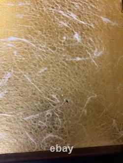 Vintage Japanese Display Glass Case Wood Frame Doll Geisha H23.3 W14.4in