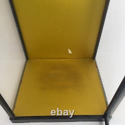 Vintage Japanese Display Glass Case Wood Frame With Geisha Doll