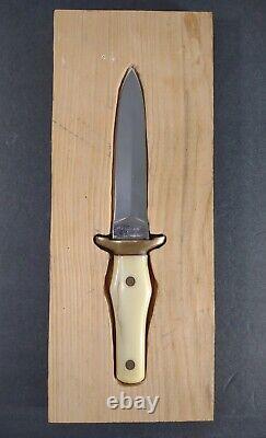 Vintage KaBar / Khyber Dagger 2750 Stainless Japan with Wood Display Case B4
