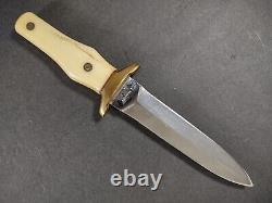 Vintage KaBar / Khyber Dagger 2750 Stainless Japan with Wood Display Case B4