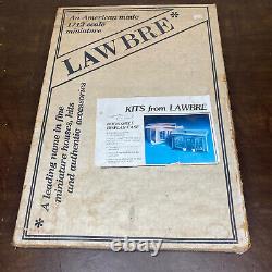 Vintage Lawbre 112 Scale Bookshelf Display Case Miniature Kit Complete In Box