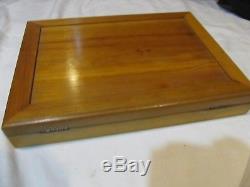 Vintage OLIVER PEOPLES Wood Display Case