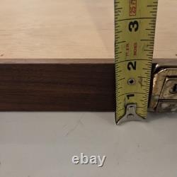 Vintage Oak Wood Display Case Shadow Box Pins Medals Trinket /Keys 18x24x2