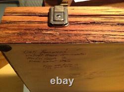 Vintage Oak Wood and Glass Display Case