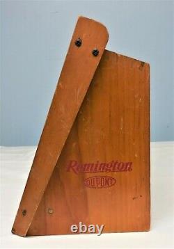 Vintage Original Remington Hi-Speed 22's 22 Ammo Display Case Wood and Glass