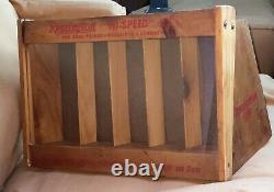 Vintage Original Remington Hi-Speed 22's 22 Wood and Glass Ammo Display Case