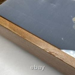 Vintage Parker 75 Sterling Silver Pen Wood/Glass Store Display Case withKey Rare