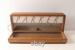 Vintage Parker Fountain Pen Store Display Case By Designer Paul Ressinger