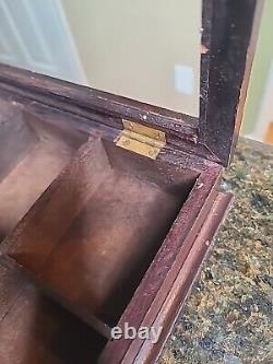 Vintage REXALL General Store Fountain Pen Wooden Display Case THE REXALL PEN'