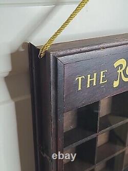 Vintage REXALL General Store Fountain Pen Wooden Display Case THE REXALL PEN'