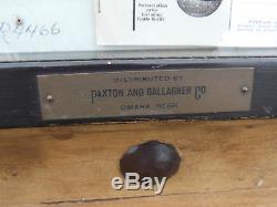 Vintage Remington Bullet Pocket Knife Glass Store Display Case Wood Cabinet