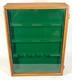 Vintage Remington Glass Front Wood Frame Pocket Knife Counter Display Case