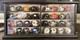 Vintage Riddell Nfl Mini Helmet, 32 Team Set In Nice Wood Display Case