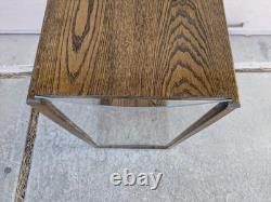 Vintage Rustic Oak Wood Clear Acrylic Store Display Case Countertop Showcase T75