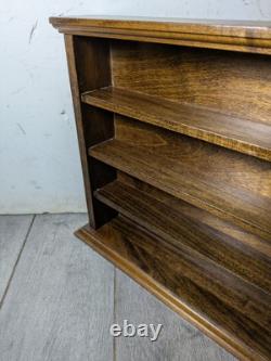 Vintage Rustic Wood Wall Shelf Miniatures Knick Knack Die Cast Car Display Case