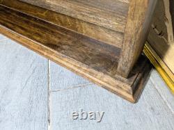 Vintage Rustic Wood Wall Shelf Miniatures Knick Knack Die Cast Car Display Case