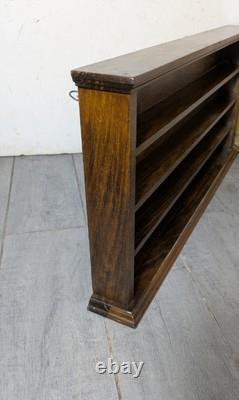 Vintage Rustic Wood Wall Shelf Miniatures Knick Knack Die Cast Car Display Case