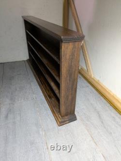 Vintage Rustic Wood Wall Shelf Miniatures Knick Knack Die Cast Car Display Case