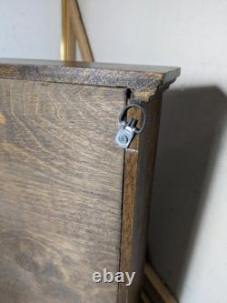 Vintage Rustic Wood Wall Shelf Miniatures Knick Knack Die Cast Car Display Case
