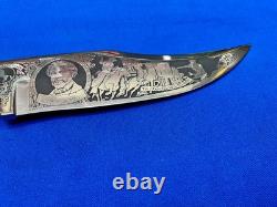 Vintage Samual Colt Bowie Knife in Wood Display Case
