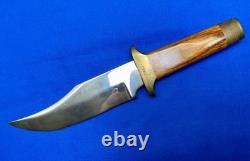Vintage Samual Colt Bowie Knife in Wood Display Case