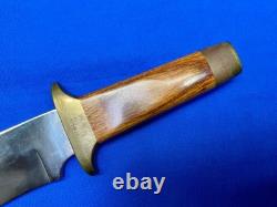Vintage Samual Colt Bowie Knife in Wood Display Case