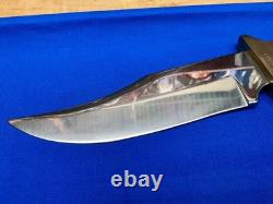 Vintage Samual Colt Bowie Knife in Wood Display Case
