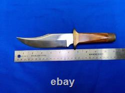 Vintage Samual Colt Bowie Knife in Wood Display Case