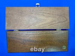 Vintage Samual Colt Bowie Knife in Wood Display Case