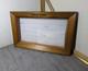 Vintage Schrade Walden Wood Framed Knife Display Case Shadow Box The Old Timer