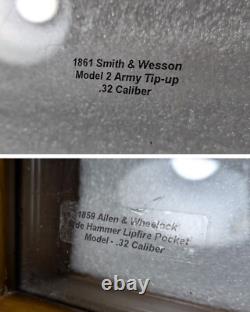 Vintage Schrade Walden Wood Framed Knife Display Case Shadow Box The Old Timer