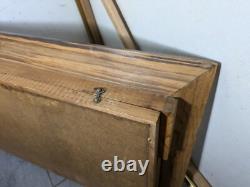 Vintage Schrade Walden Wood Framed Knife Display Case Shadow Box The Old Timer