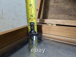 Vintage Schrade Walden Wood Framed Knife Display Case Shadow Box The Old Timer