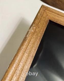 Vintage Select Merchandise Co Wood Shadow Box Display Case Glass Lid Wall Mount