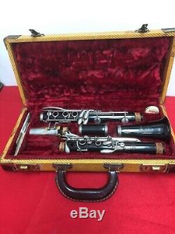 Vintage Selmer Signet Special Wood Clarinet for Restoration/Display Bundy Case