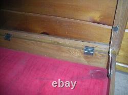 Vintage Solid Oak DISPLAY CASE / Very Nice Solid Case