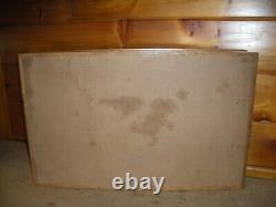 Vintage Solid Oak DISPLAY CASE / Very Nice Solid Case