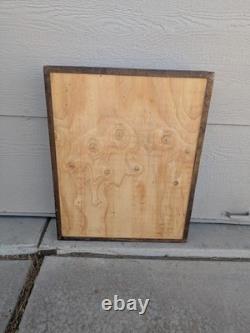 Vintage Solid Wood & Glass Store Showcase Knife Sales Countertop Display Case A