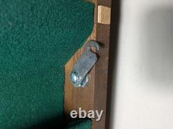 Vintage Solid Wood & Glass Store Showcase Knife Sales Countertop Display Case B