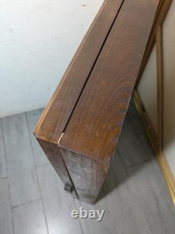 Vintage Solid Wood & Glass Store Showcase Knife Sales Countertop Display Case B