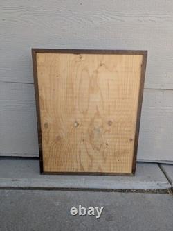 Vintage Solid Wood & Glass Store Showcase Knife Sales Countertop Display Case B